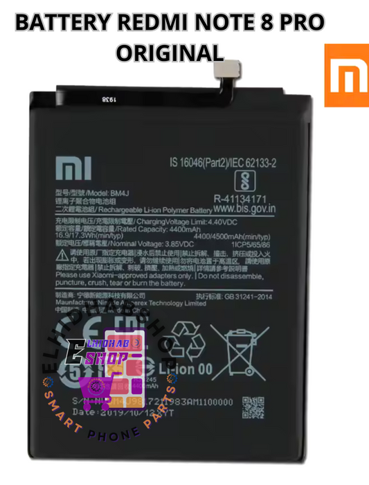 Battery Redmi Note 8 Pro Original