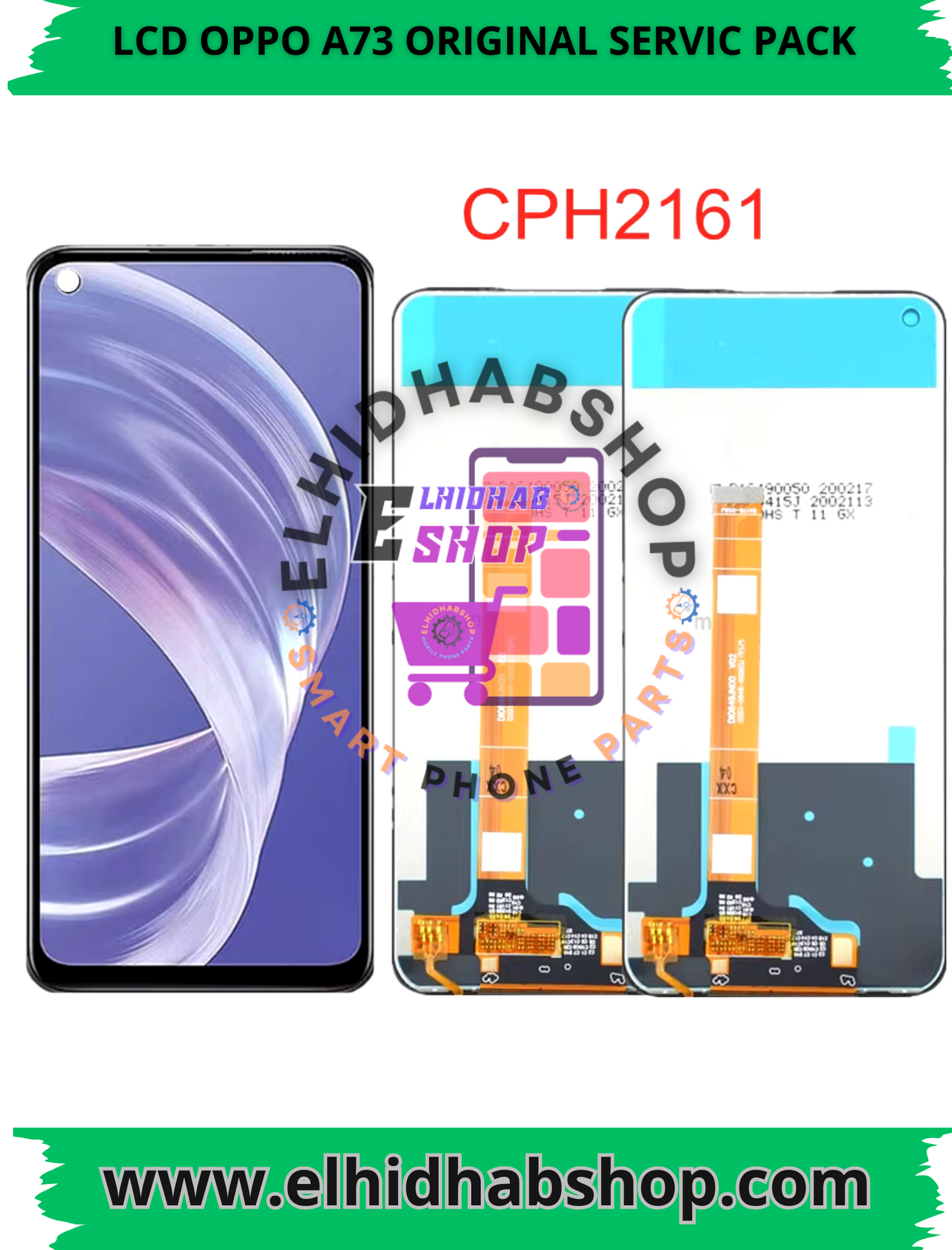 Lcd Oppo A73 Original Servic Pack