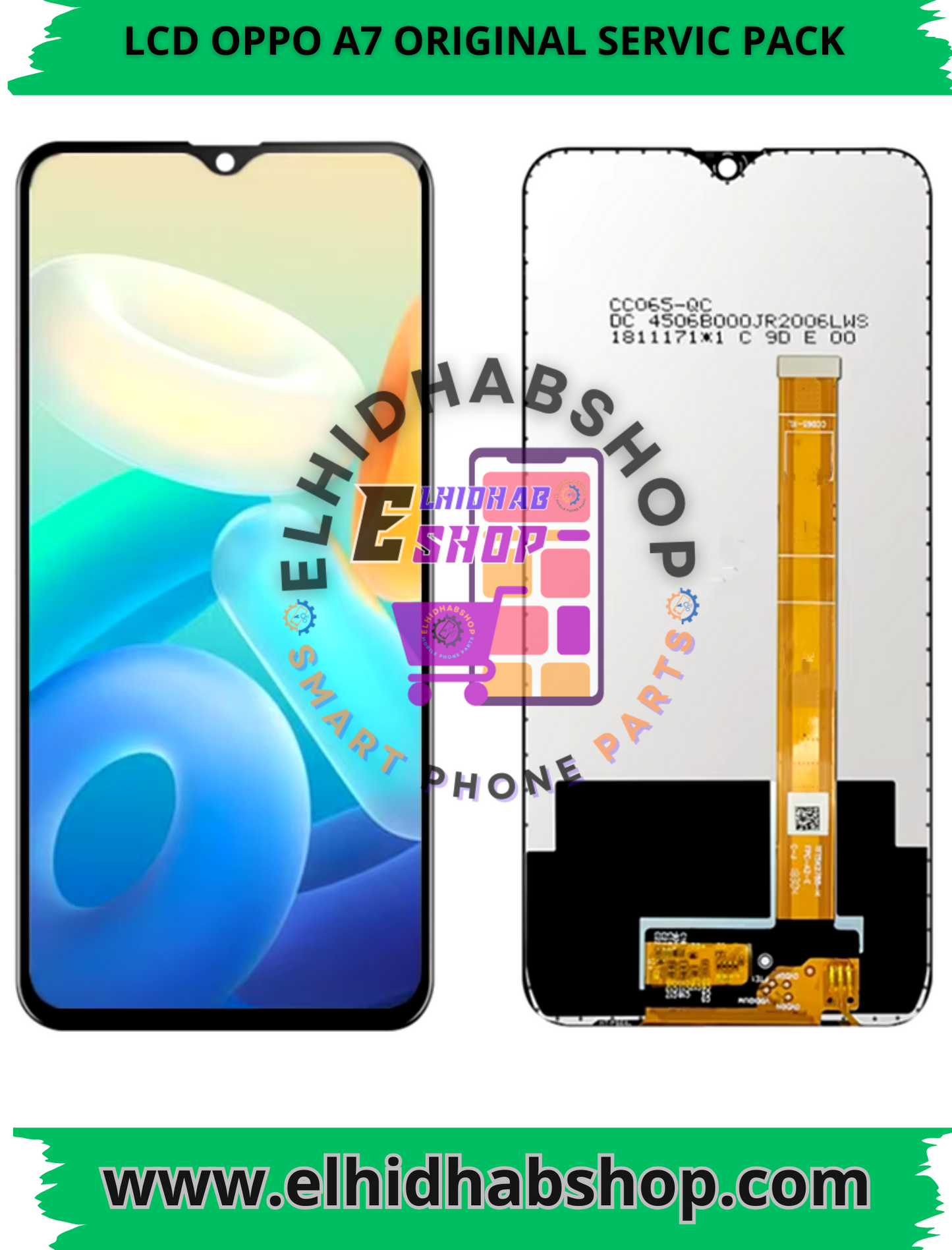 Lcd Oppo A7 Original Servic Pack