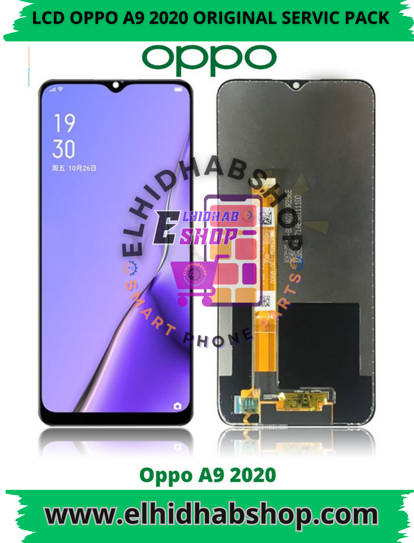 Lcd Oppo A9 2020 Original Servic Pack