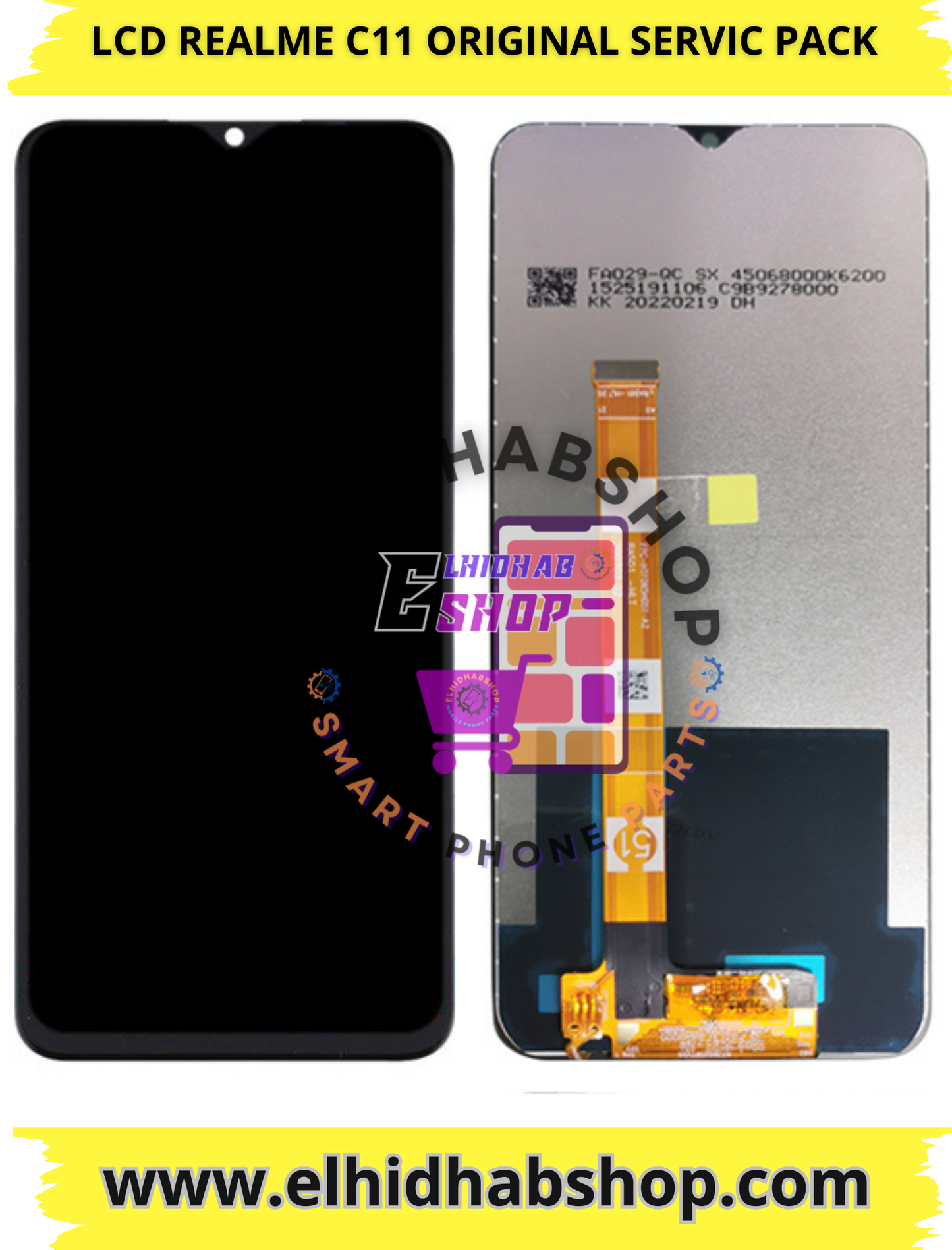 Lcd Realme C11 Original Servic Pack