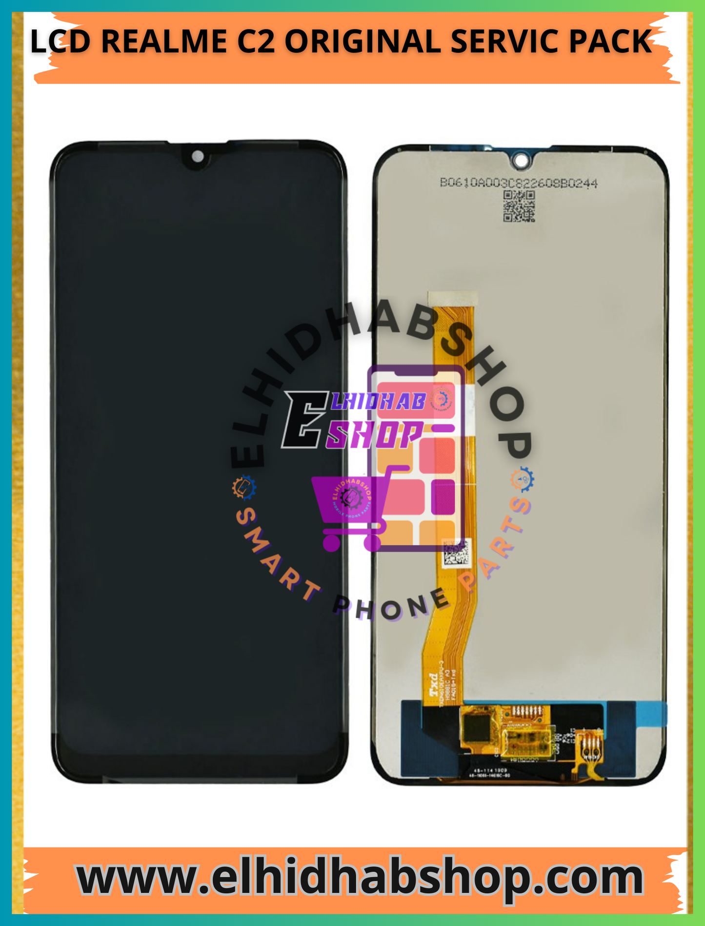 Lcd Realme C2 Original Servic Pack