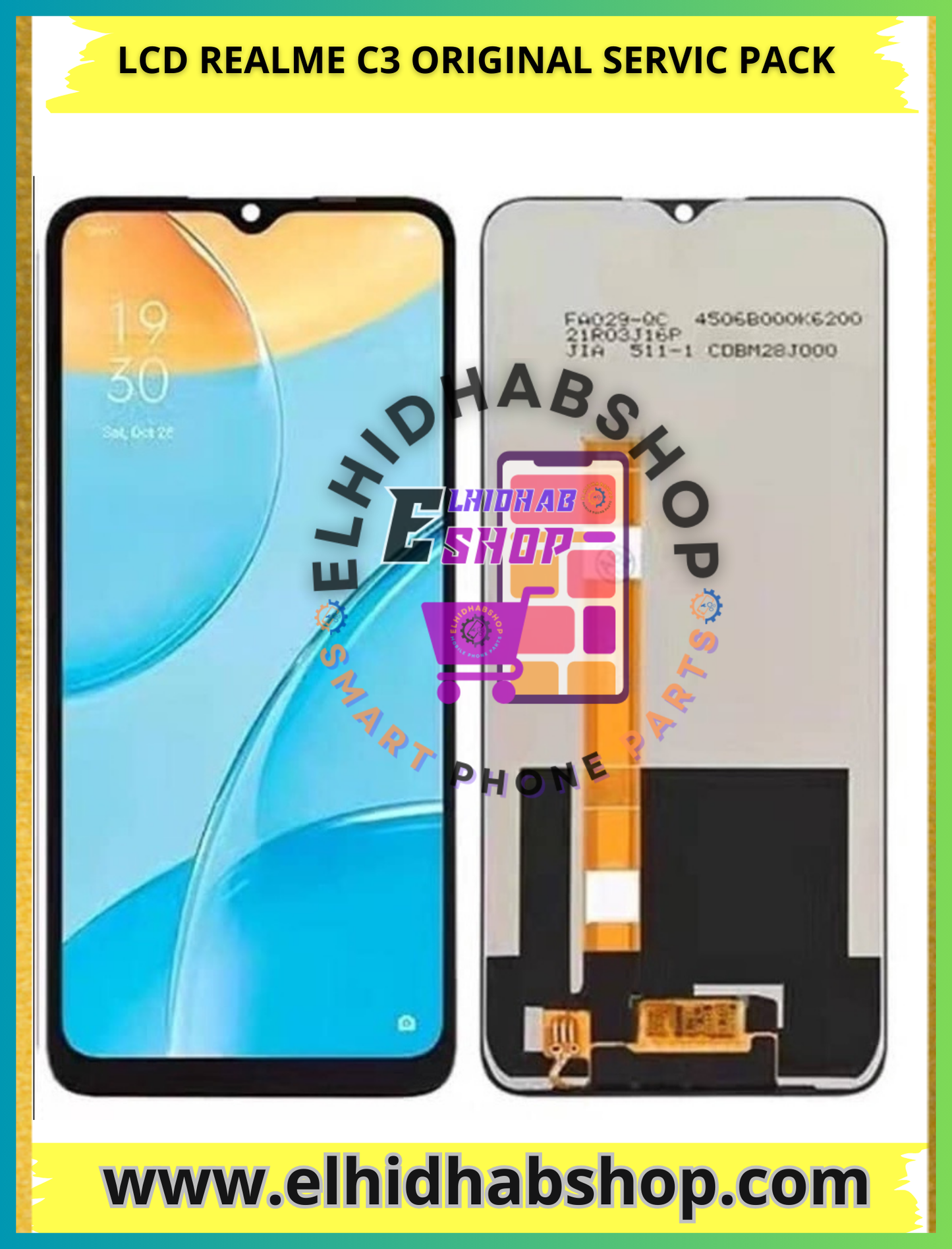 Lcd Realme C3 Original Servic Pack