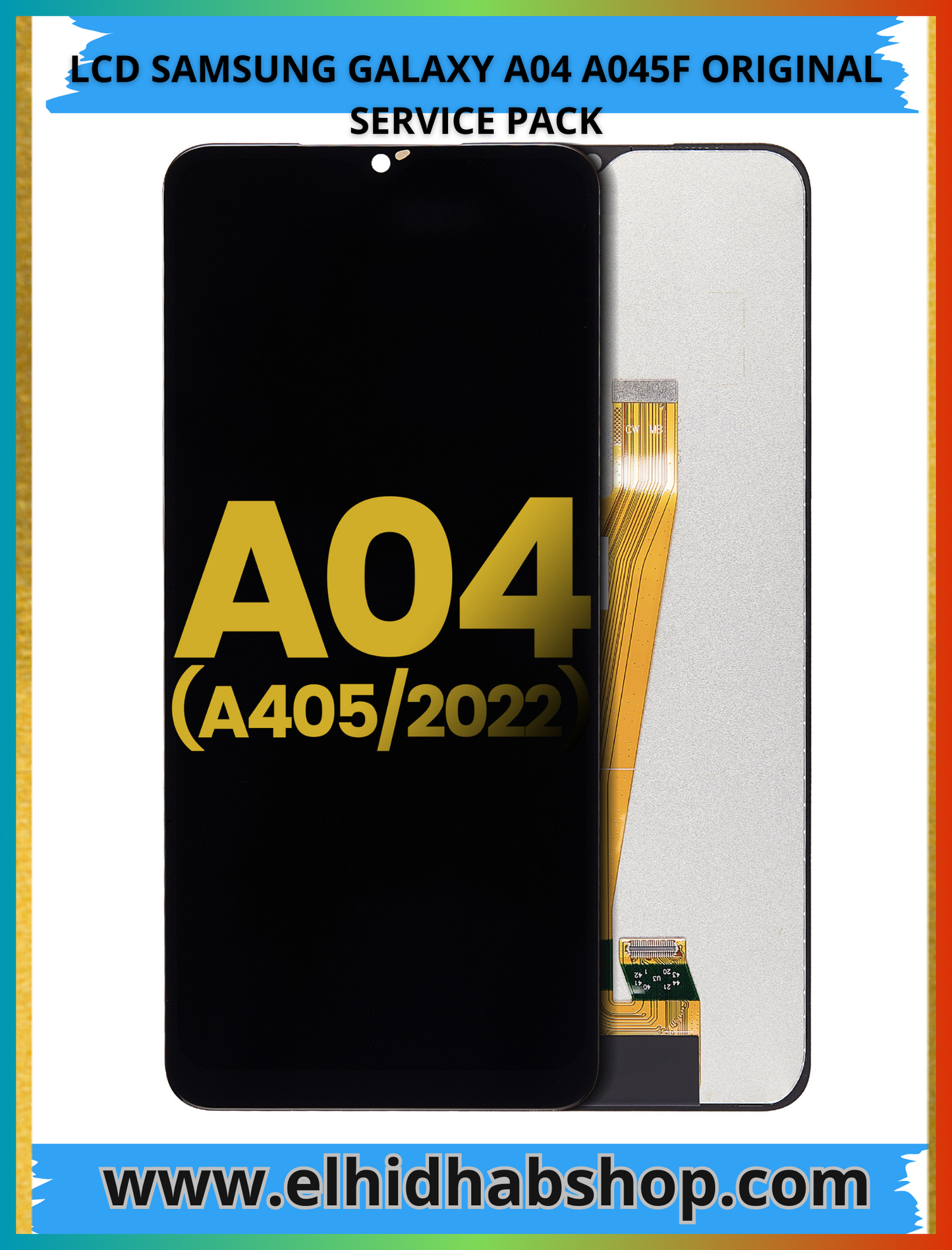 Lcd Samsung Galaxy A04 A045F Original Service Pack