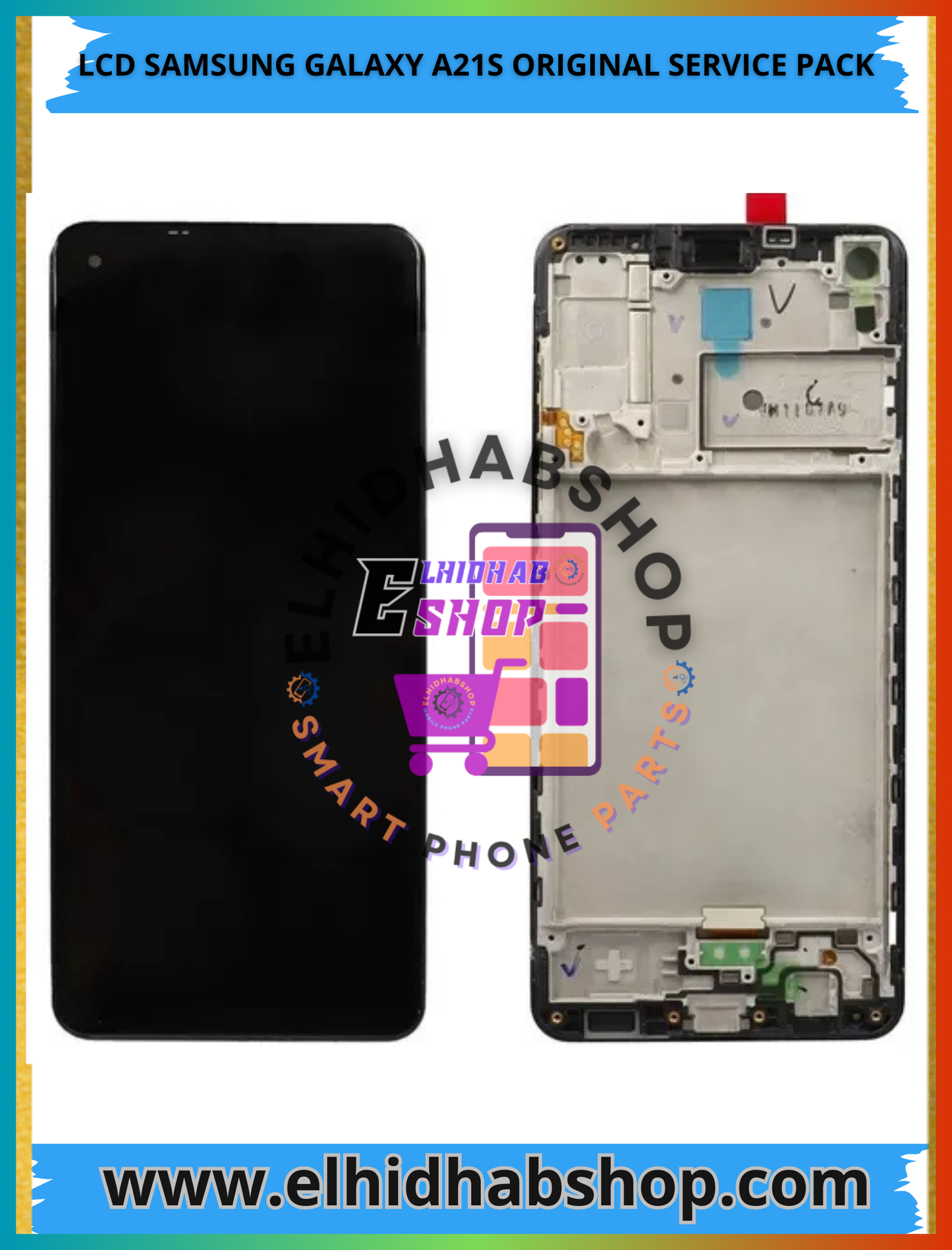 Lcd Samsung Galaxy A21S Original Service Pack