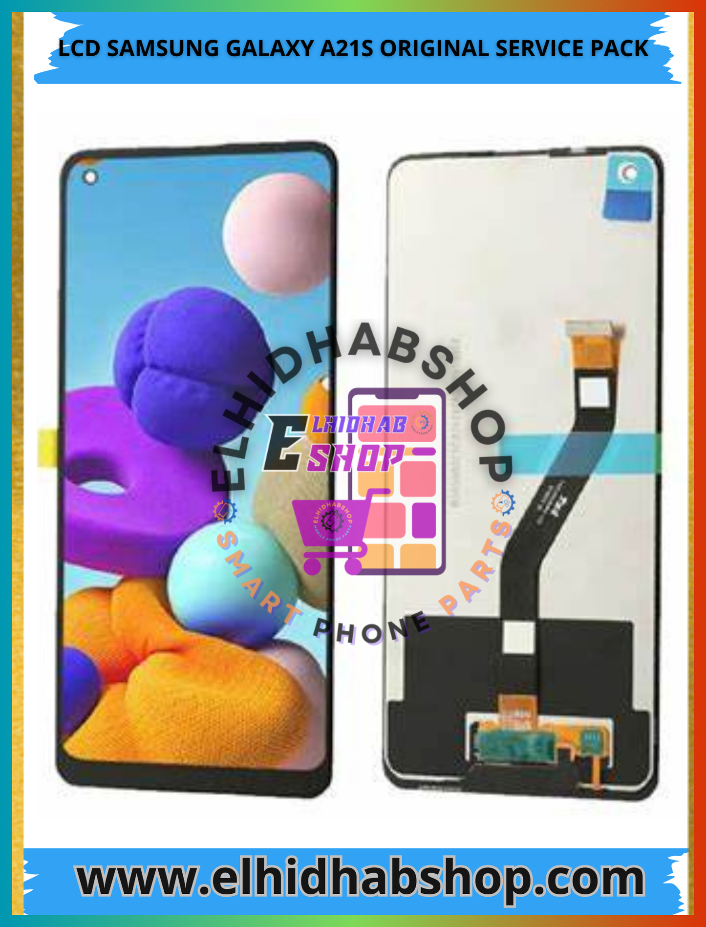 Lcd Samsung Galaxy A21S Original Service Pack