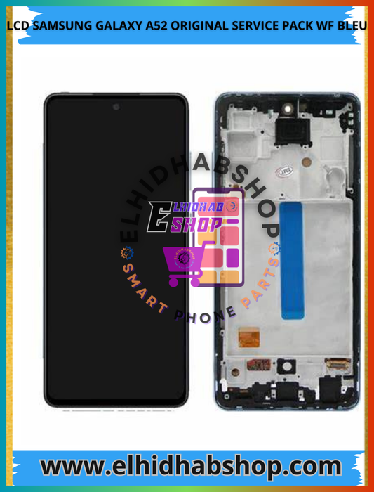 Lcd Samsung Galaxy A52 Original Service Pack Wf Bleu