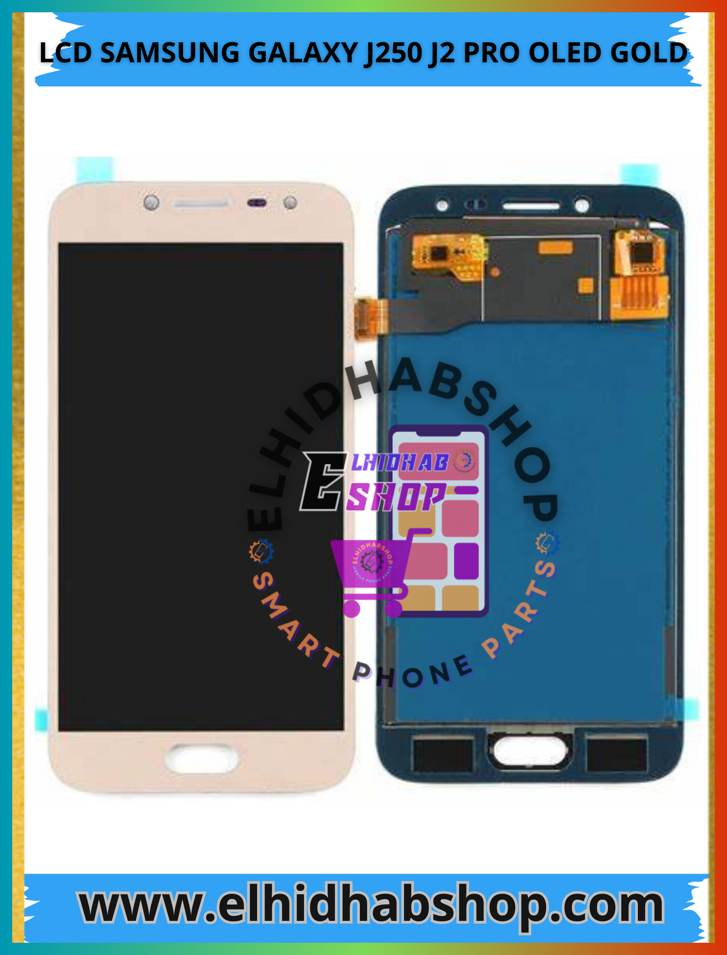 Lcd Samsung Galaxy J250 J2 Pro Oled Gold