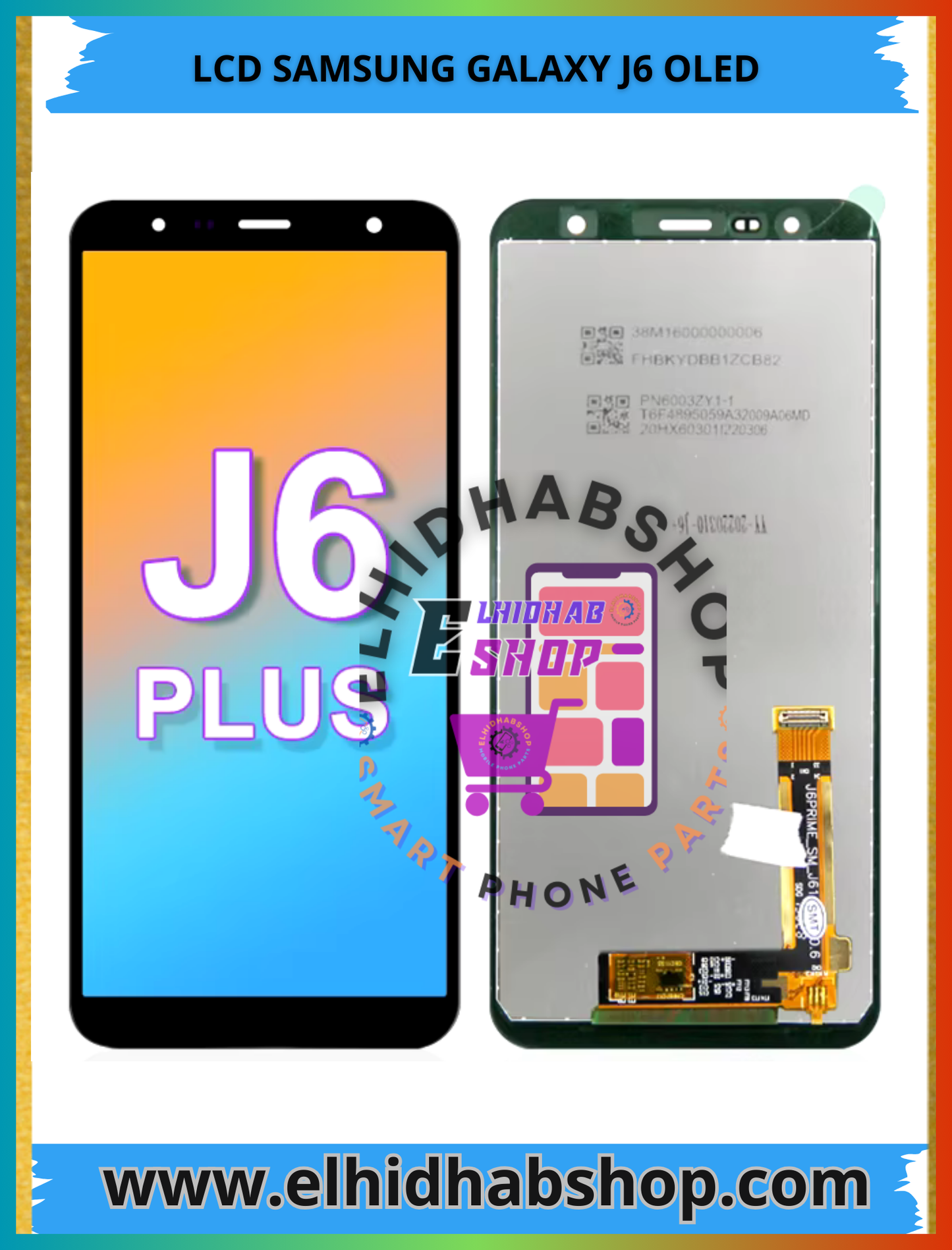 Lcd Samsung Galaxy J6 Plus Original Service Pack