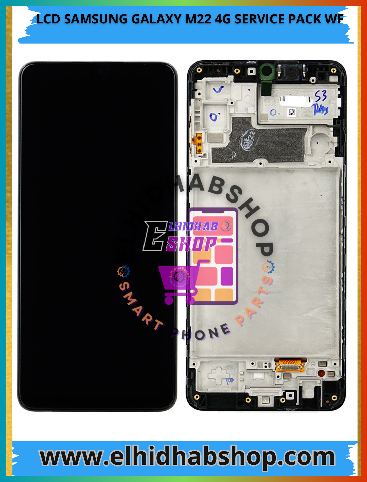 Lcd Samsung Galaxy M22 4G Service Pack Wf