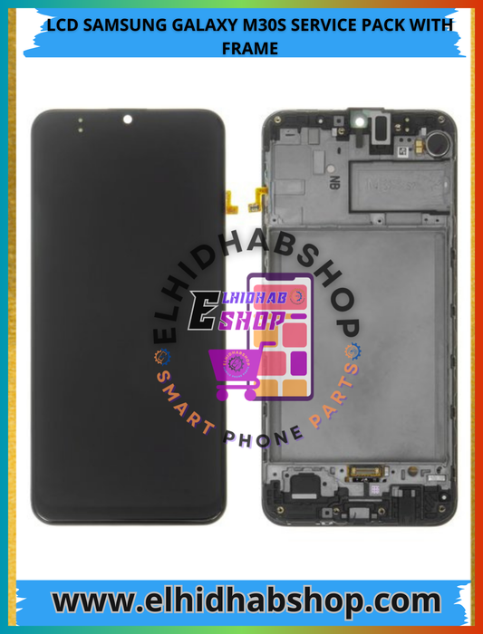 Lcd Samsung Galaxy M30S Service Pack With Frame