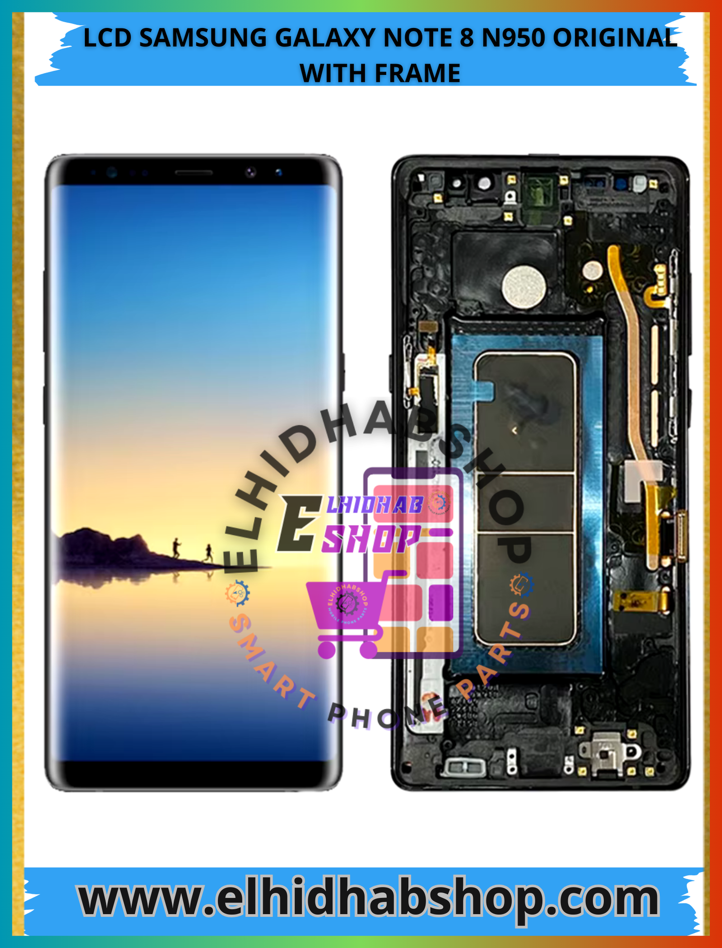 Lcd Samsung Galaxy Note 8 N950 Original With Frame