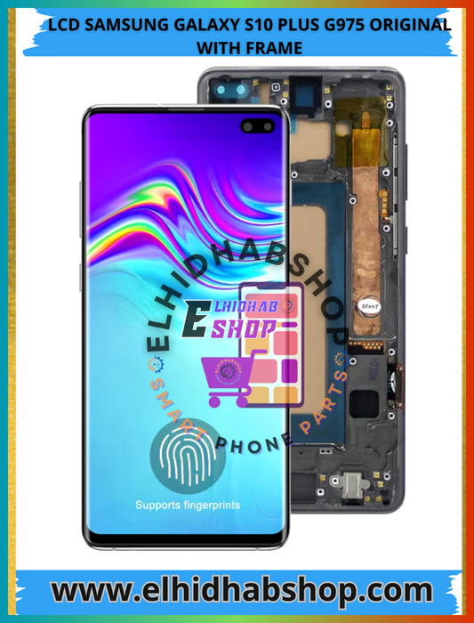 Lcd Samsung Galaxy S10 Plus G975 Original With Frame