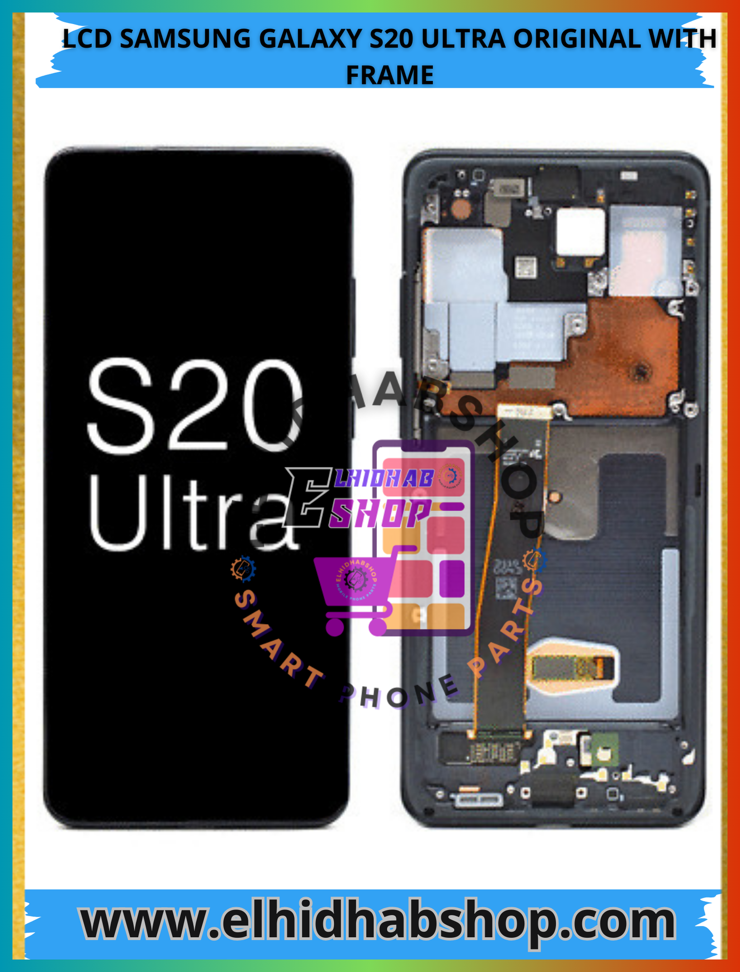 Lcd Samsung Galaxy S20 Ultra Original With Frame