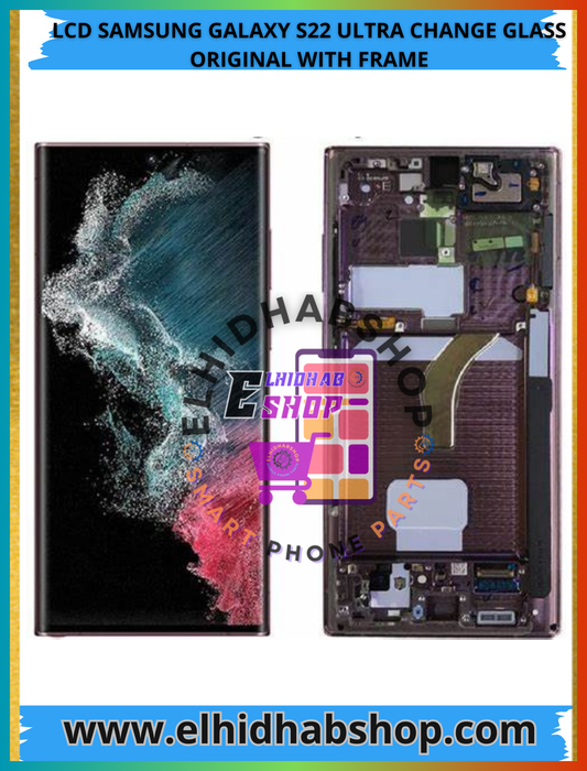 Lcd Samsung Galaxy S22 Ultra Change Glass Original With Frame