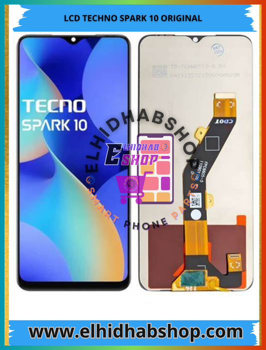 Lcd Techno Spark 10 Original