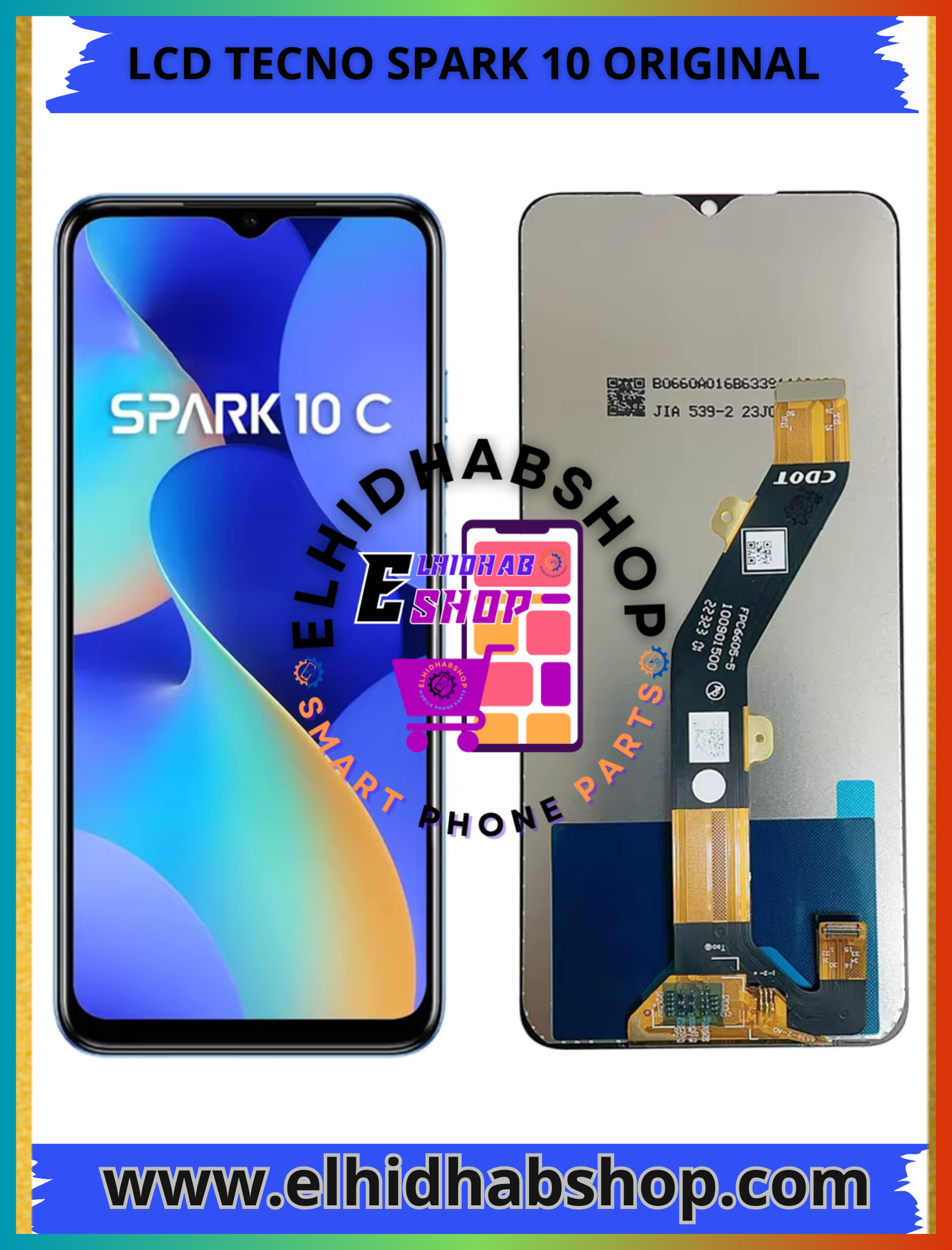 Lcd Tecno Spark 10 Original