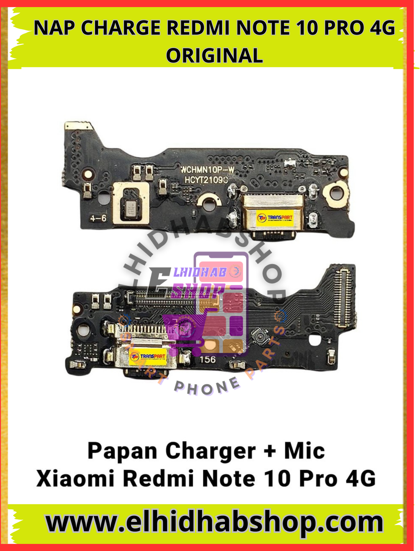 Nap Charge Redmi Note 10 Pro 4G Original 100%