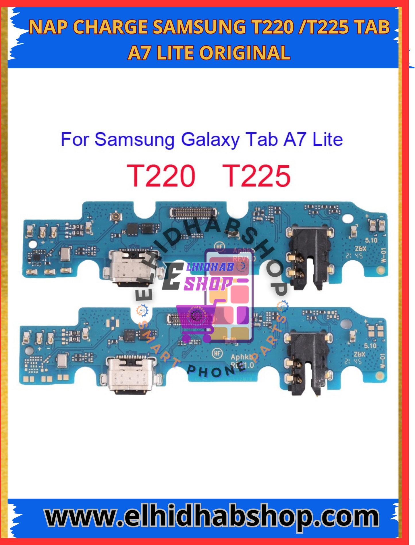 Nap Charge Samsung T220 /T225 Tab A7 Lite Original