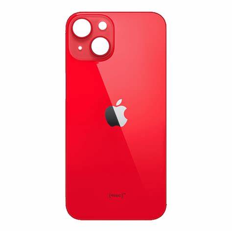 Glass Back Cover Iphone 14 Red Or