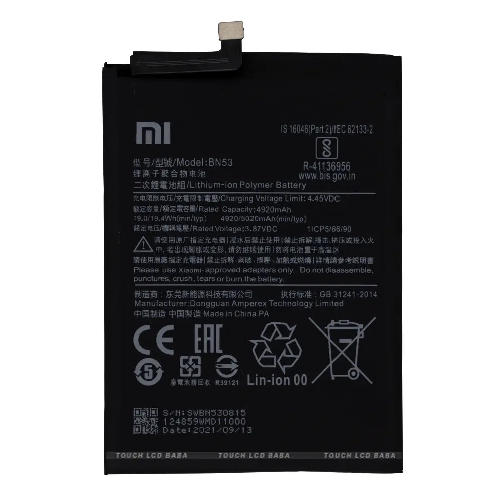 Battery Redmi Note 10 Pro